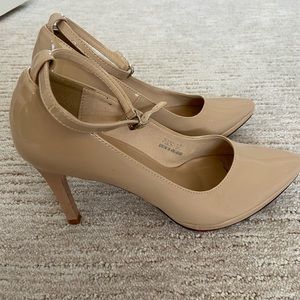 Burberry Nude Red Bottom Pumps